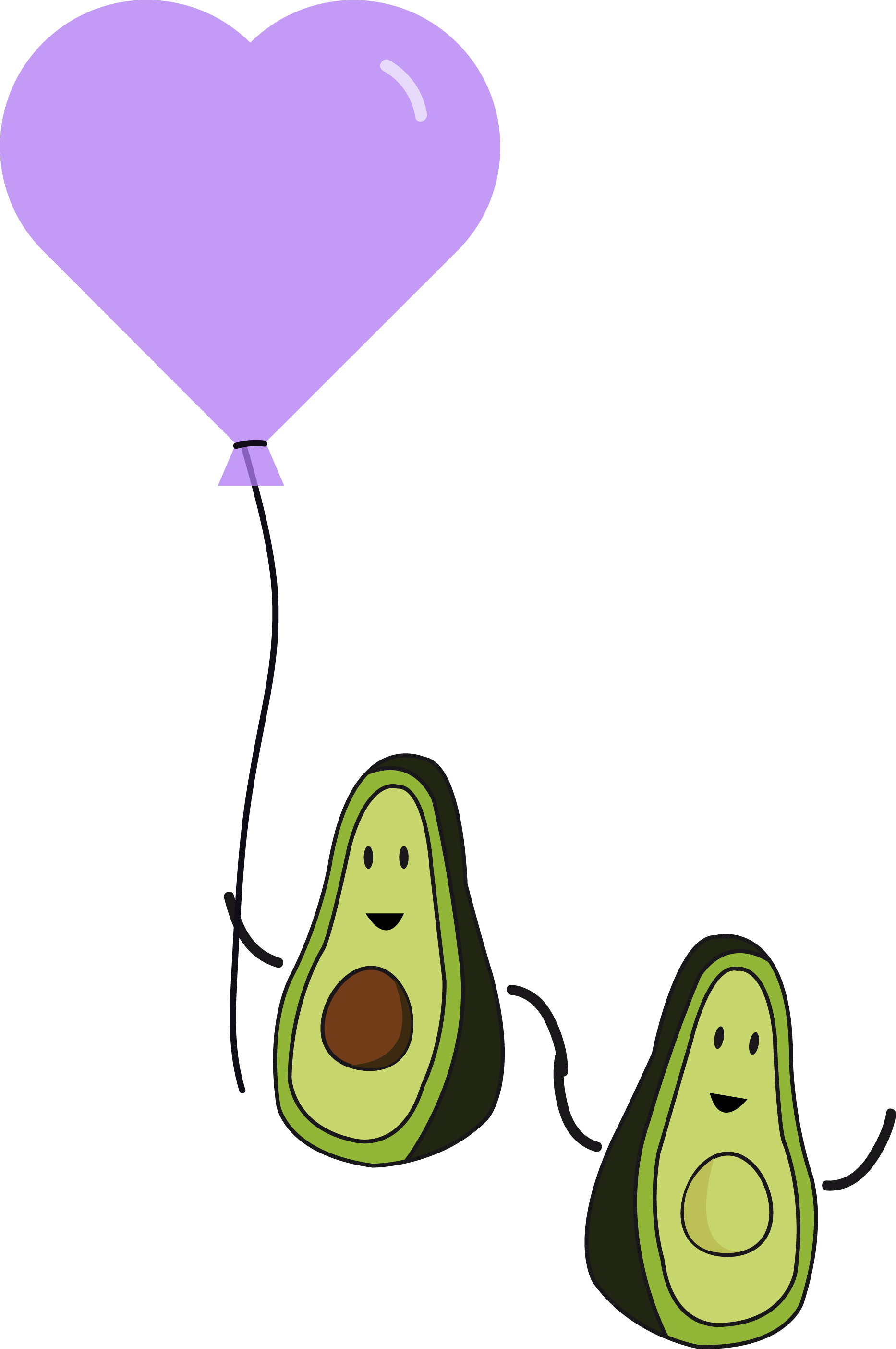 paltos sujetando globo
